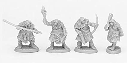 Reaper Bones: Black Bear Tribe Cavemen (4) | Odin's Place