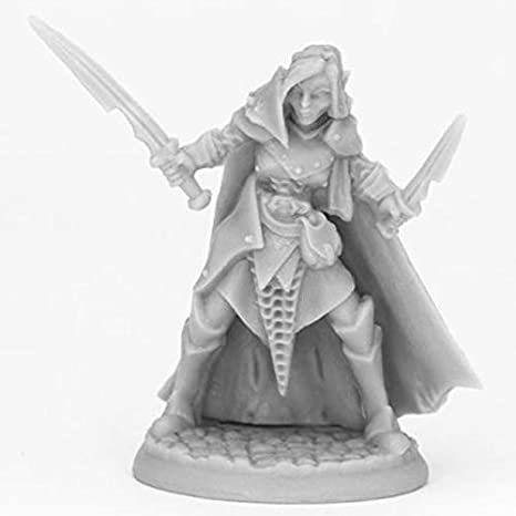 Reaper Bones Black: Drow Female Warrior | Odin's Place
