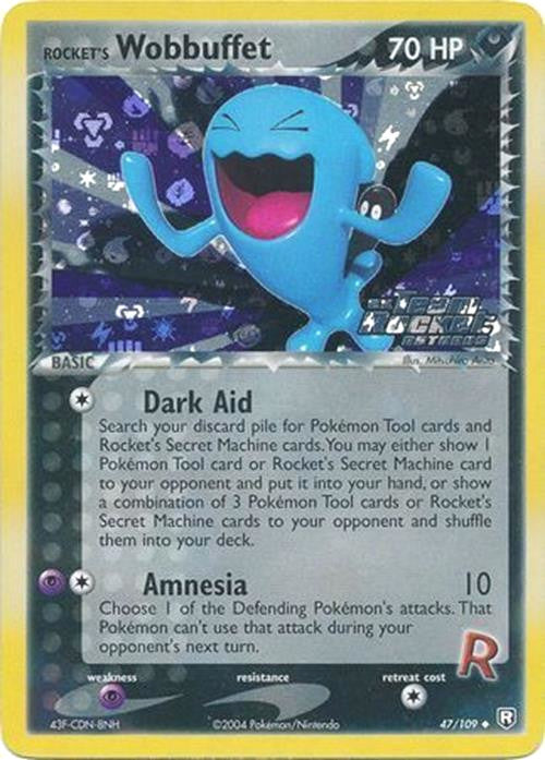 Rocket's Wobbuffet (47/109) (Stamped) [EX: Team Rocket Returns] | Odin's Place