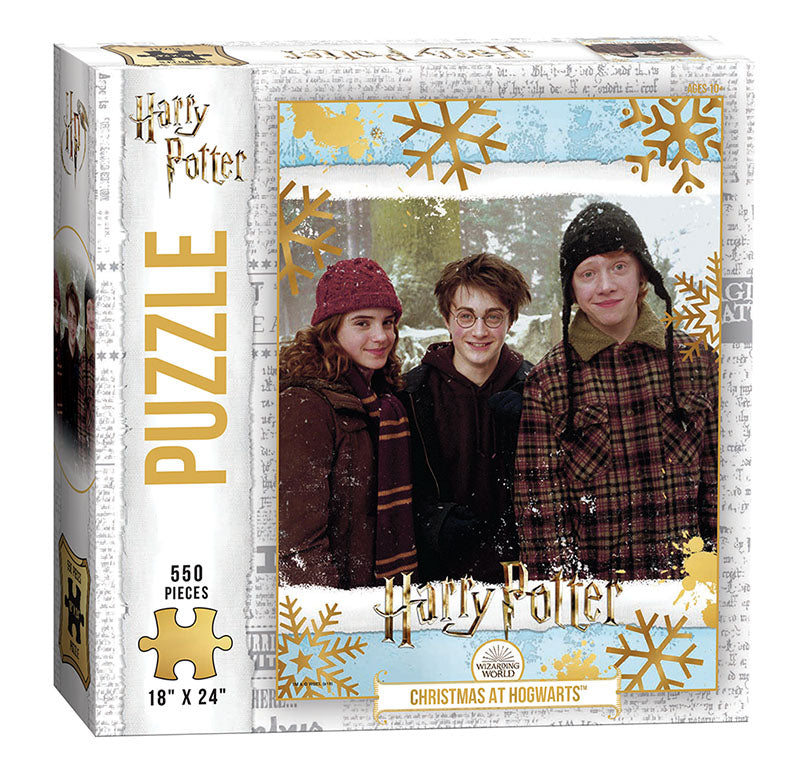 Harry Potter Christmas at Hogwarts 550 Piece Puzzle | Odin's Place