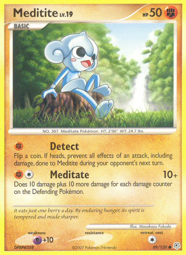 Meditite (89/130) [Diamond & Pearl: Base Set] | Odin's Place