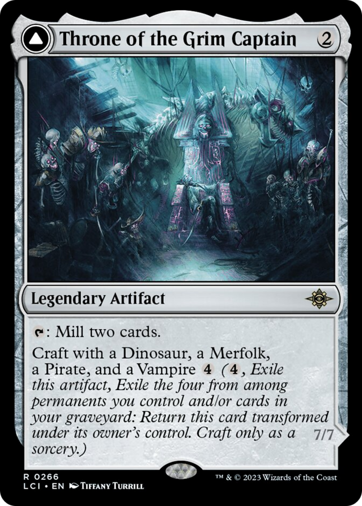 Throne of the Grim Captain // The Grim Captain [The Lost Caverns of Ixalan] | Odin's Place