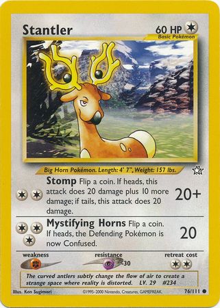 Stantler (76/111) [Neo Genesis Unlimited] | Odin's Place