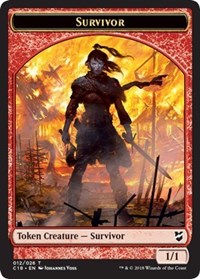 Survivor // Myr (023) Double-Sided Token [Commander 2018 Tokens] | Odin's Place