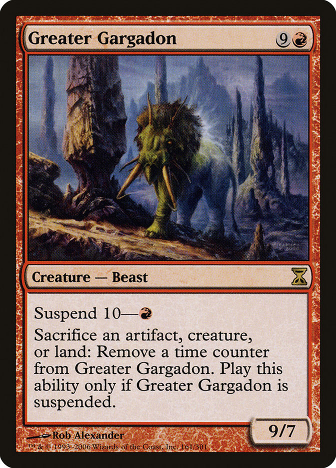 Greater Gargadon (161) [Time Spiral] | Odin's Place