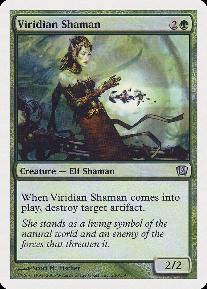 Viridian Shaman (280) [Ninth Edition] | Odin's Place