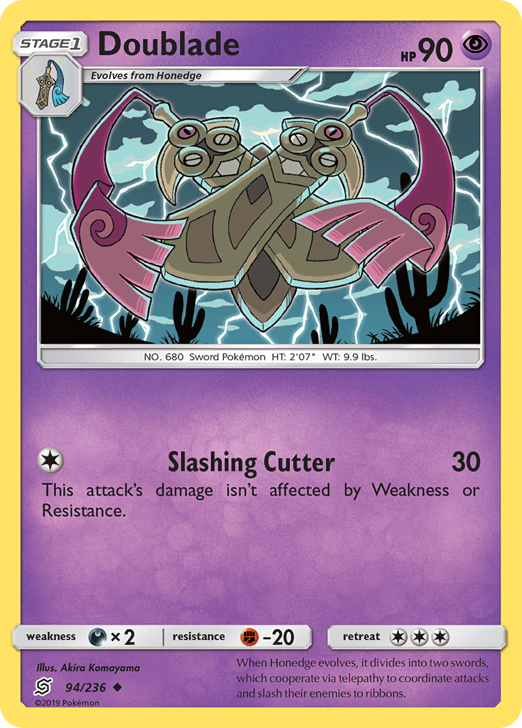 Doublade (94/236) [Sun & Moon: Unified Minds] | Odin's Place