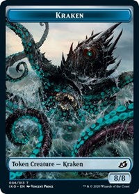 Kraken // Human Soldier (005) Double-Sided Token [Ikoria: Lair of Behemoths Tokens] | Odin's Place