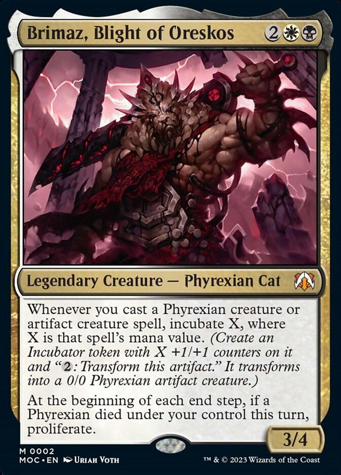 Brimaz, Blight of Oreskos [March of the Machine Commander] | Odin's Place