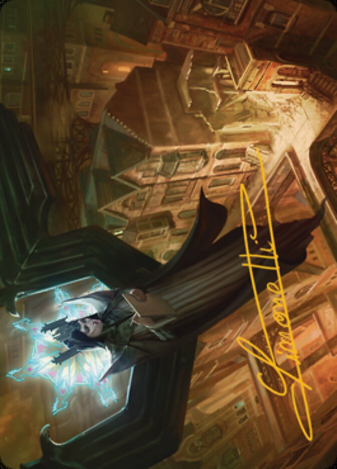 Angelic Sleuth Art Card (Gold-Stamped Signature) [Streets of New Capenna Art Series] | Odin's Place