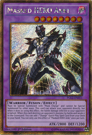 Masked HERO Anki [PGL2-EN011] Gold Secret Rare | Odin's Place