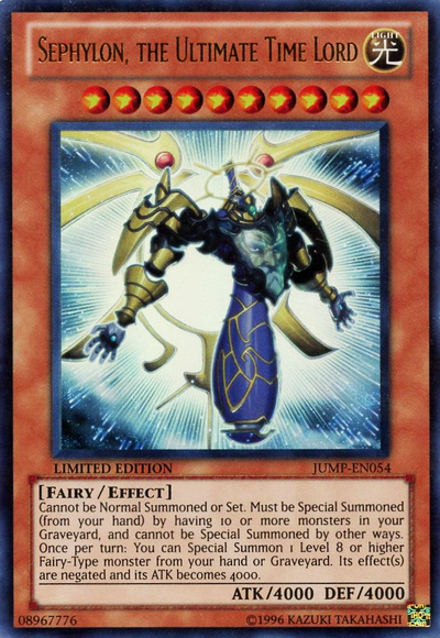 Sephylon, the Ultimate Time Lord [JUMP-EN054] Ultra Rare | Odin's Place