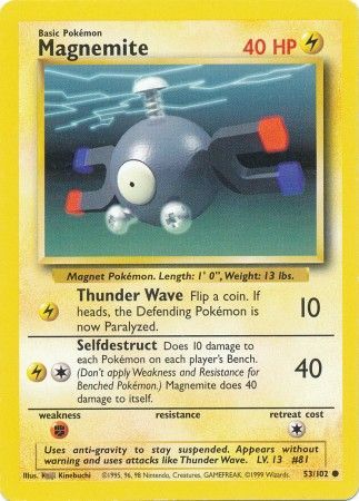Magnemite (53/102) [Base Set Unlimited] | Odin's Place