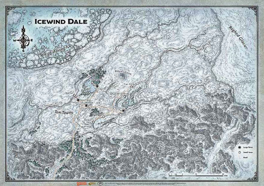 Dungeons and Dragons Icewind Dale Large Map Set | Odin's Place