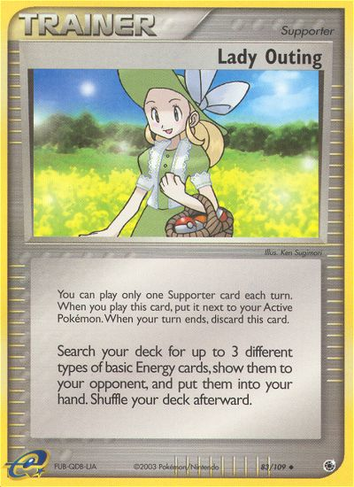Lady Outing (83/109) [EX: Ruby & Sapphire] | Odin's Place
