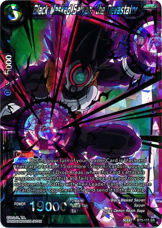 Black Masked Saiyan, the Devastator (BT5-111) [Miraculous Revival] | Odin's Place