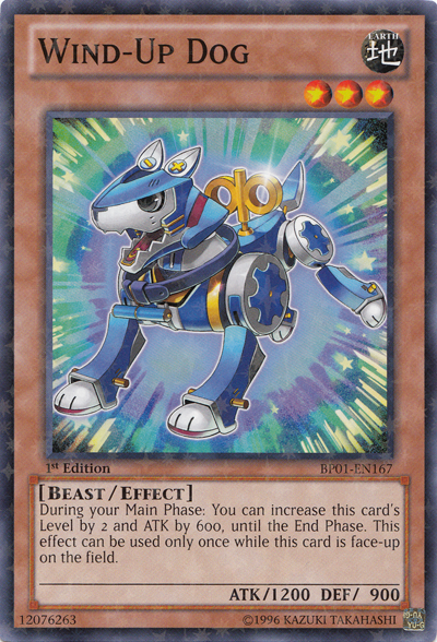 Wind-Up Dog [BP01-EN167] Starfoil Rare | Odin's Place