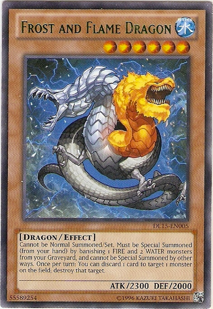 Frost and Flame Dragon (Green) [DL15-EN005] Rare | Odin's Place