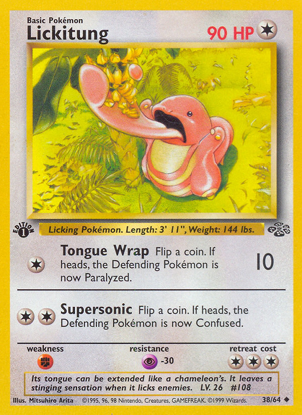 Lickitung (38/64) [Jungle 1st Edition] | Odin's Place