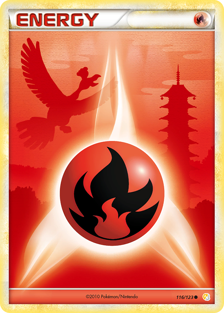 Fire Energy (116/123) [HeartGold & SoulSilver: Base Set] | Odin's Place