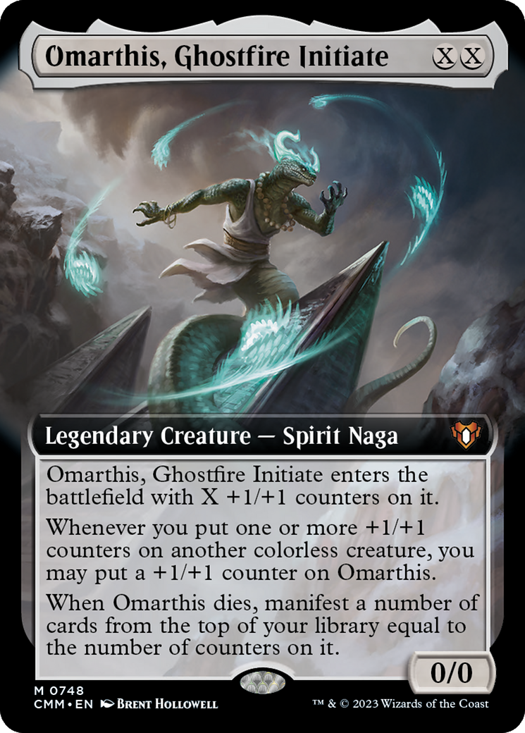 Omarthis, Ghostfire Initiate (Extended Art) [Commander Masters] | Odin's Place