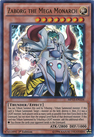 Zaborg the Mega Monarch [MP15-EN154] Ultra Rare | Odin's Place