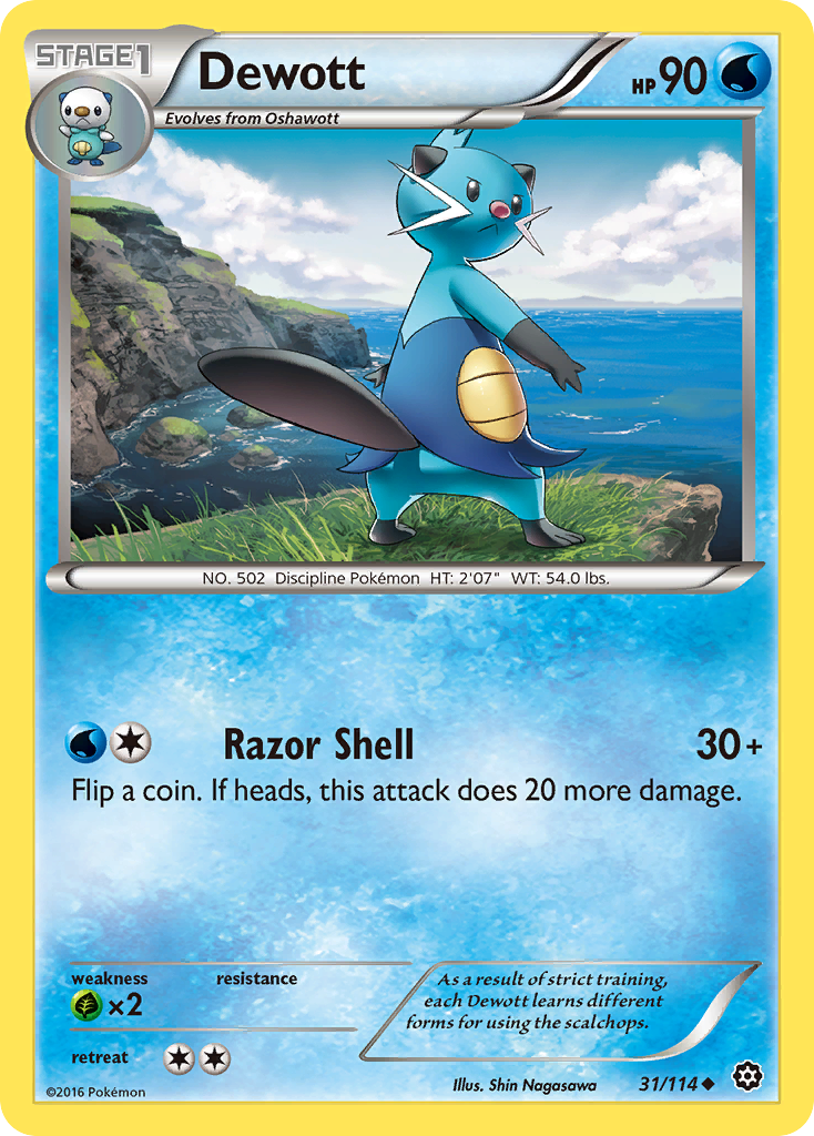 Dewott (31/114) [XY: Steam Siege] | Odin's Place