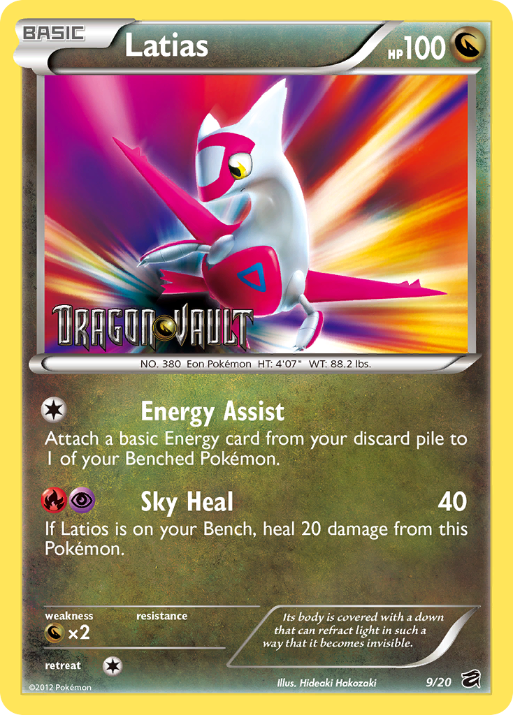 Latias (9/20) [Black & White: Dragon Vault] | Odin's Place