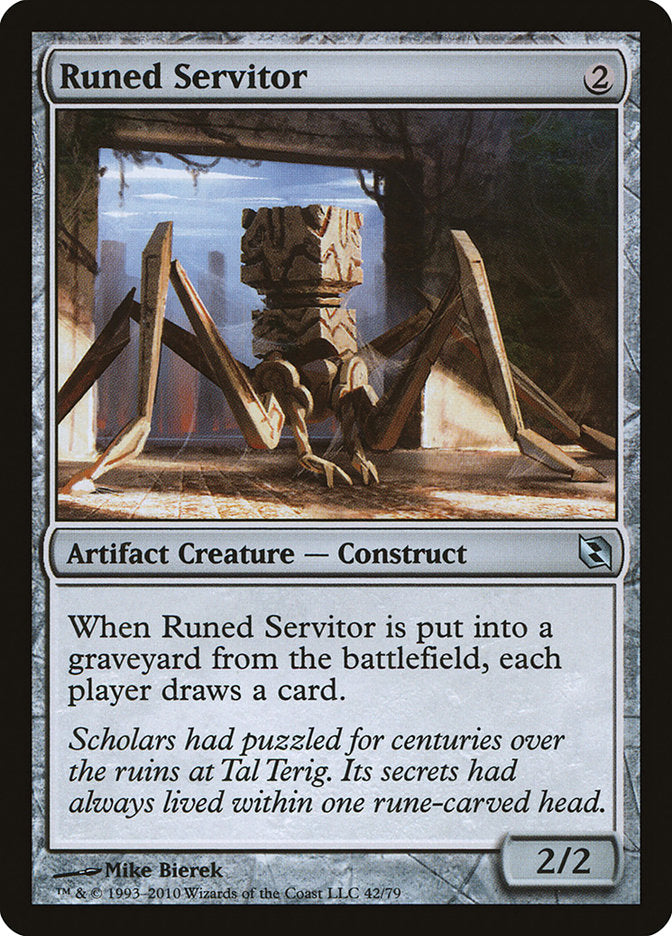Runed Servitor (42) [Duel Decks: Elspeth vs. Tezzeret] | Odin's Place
