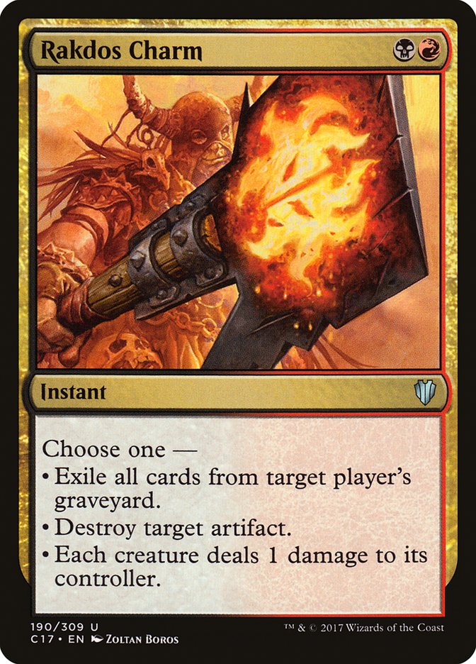 Rakdos Charm (190) [Commander 2017] | Odin's Place