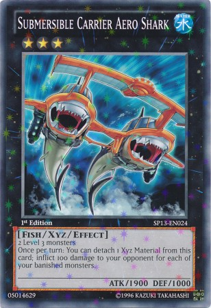 Submersible Carrier Aero Shark [SP13-EN024] Starfoil Rare | Odin's Place