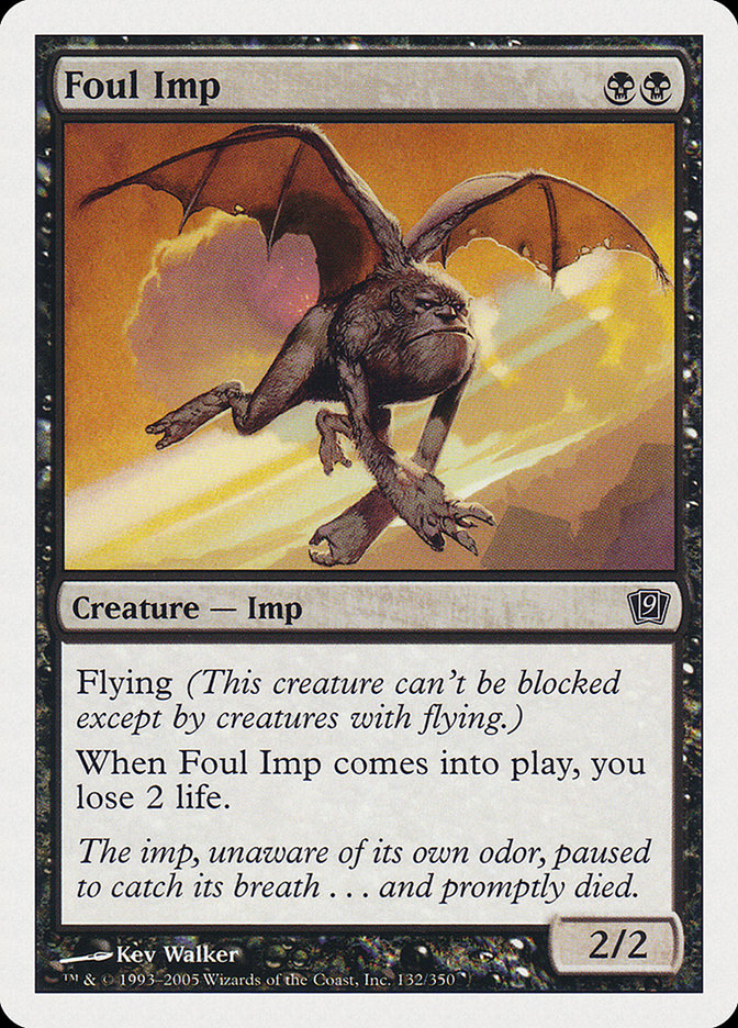 Foul Imp (132) [Ninth Edition] | Odin's Place