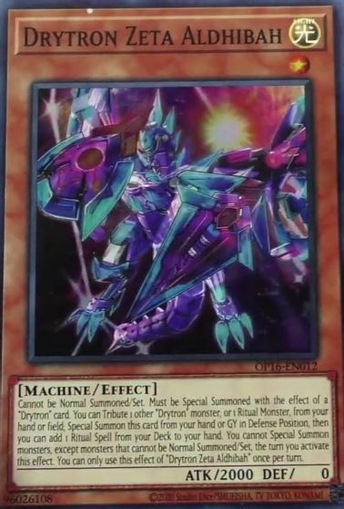 Drytron Zeta Aldhibah [OP16-EN012] Super Rare | Odin's Place