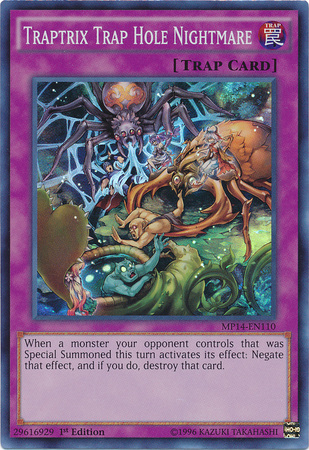 Traptrix Trap Hole Nightmare [MP14-EN110] Super Rare | Odin's Place