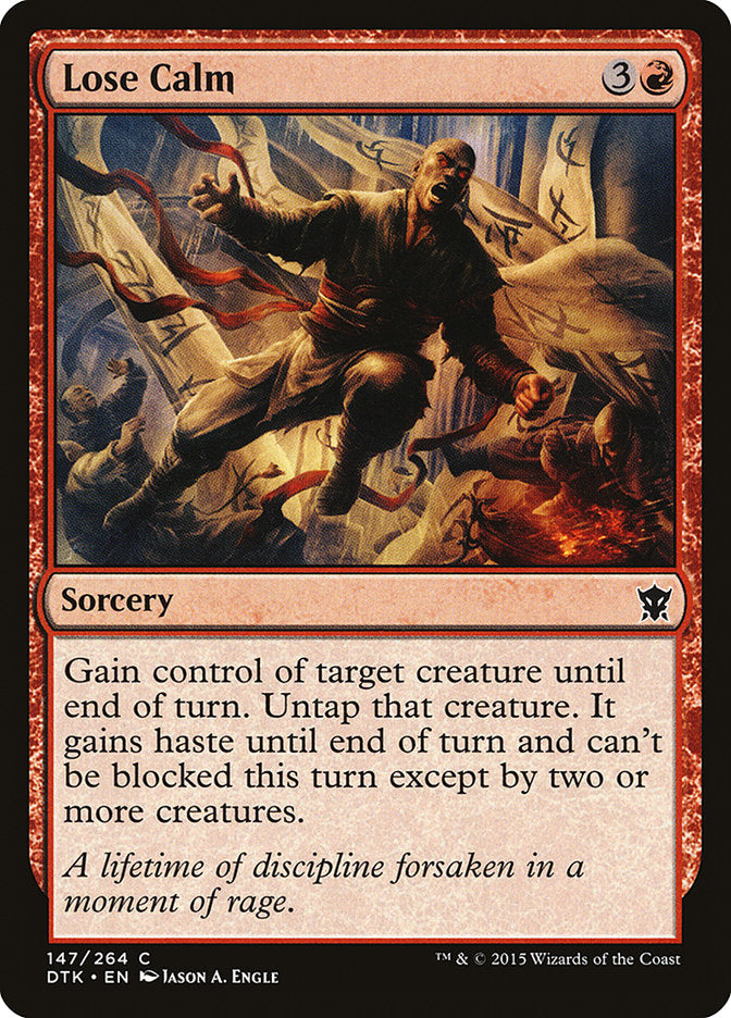 Lose Calm (147) [Dragons of Tarkir] | Odin's Place