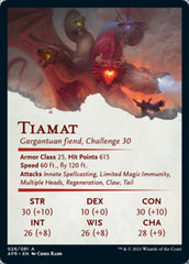 Tiamat Art Card [Dungeons & Dragons: Adventures in the Forgotten Realms Art Series] | Odin's Place
