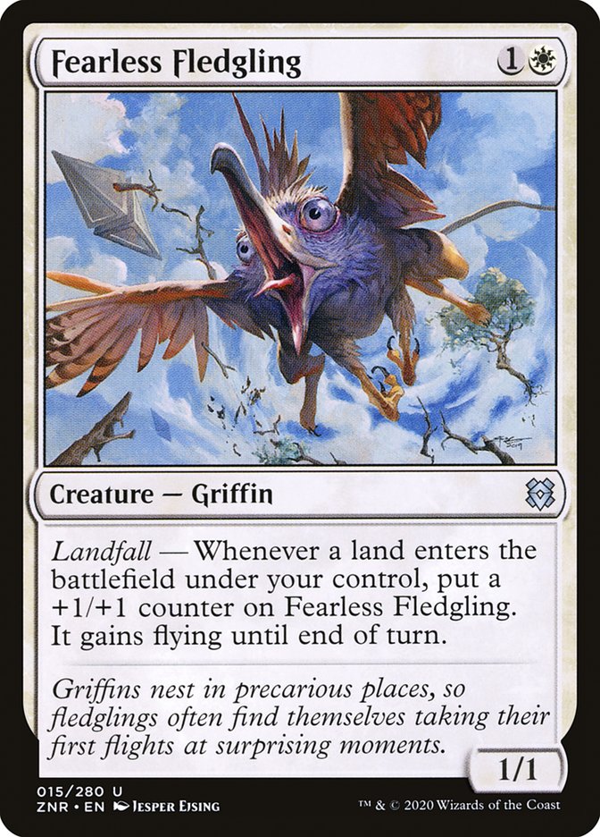 Fearless Fledgling [Zendikar Rising] | Odin's Place
