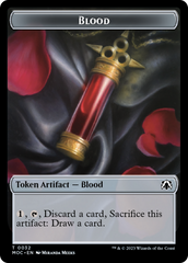 Blood // Shapeshifter Double-Sided Token [March of the Machine Commander Tokens] | Odin's Place