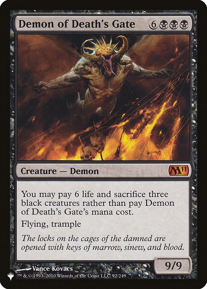 Demon of Death's Gate [The List] | Odin's Place