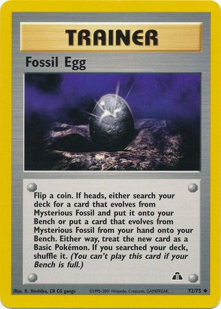 Fossil Egg (72/75) [Neo Discovery Unlimited] | Odin's Place