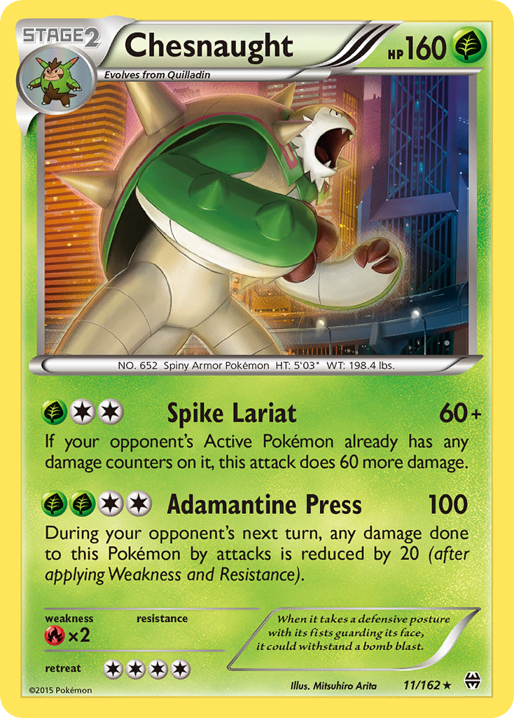Chesnaught (11/162) [XY: BREAKthrough] | Odin's Place