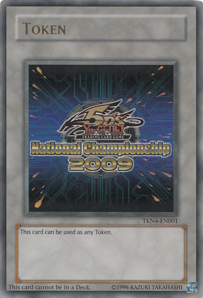 Yu-Gi-Oh 5D's 2009 National Championship Token [TKN4-EN001] Ultra Rare | Odin's Place