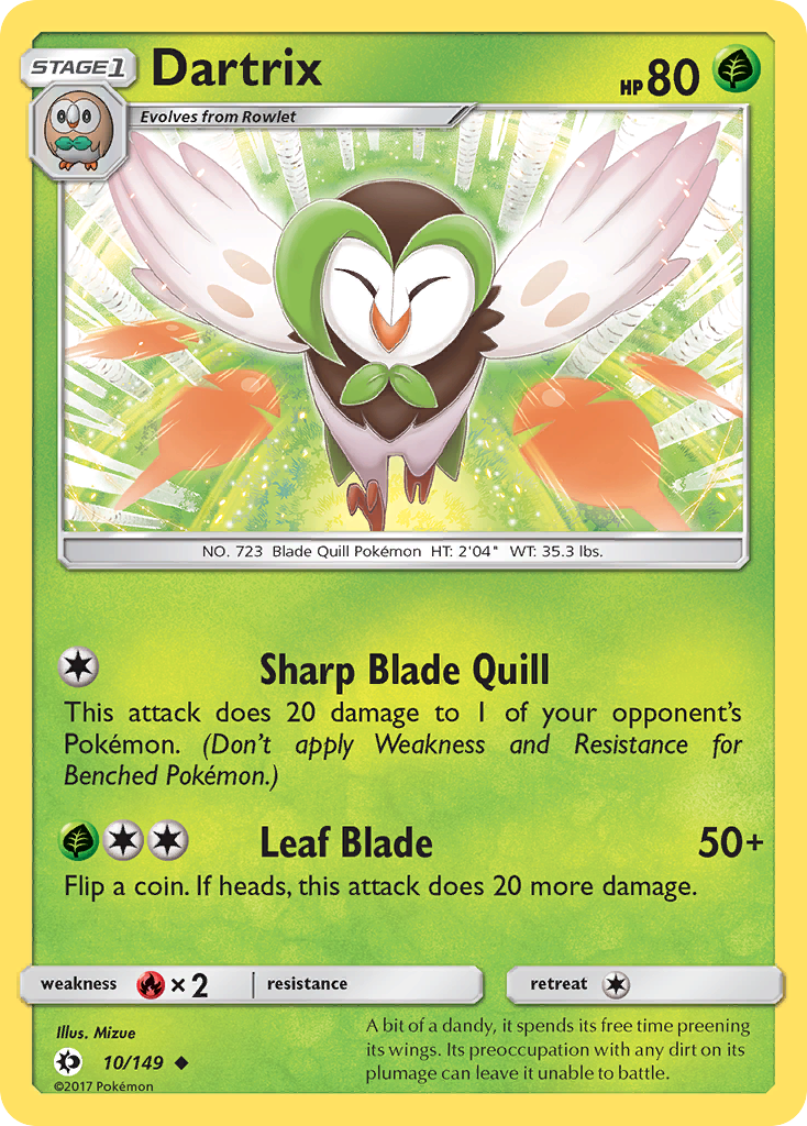 Dartrix (10/149) [Sun & Moon: Base Set] | Odin's Place