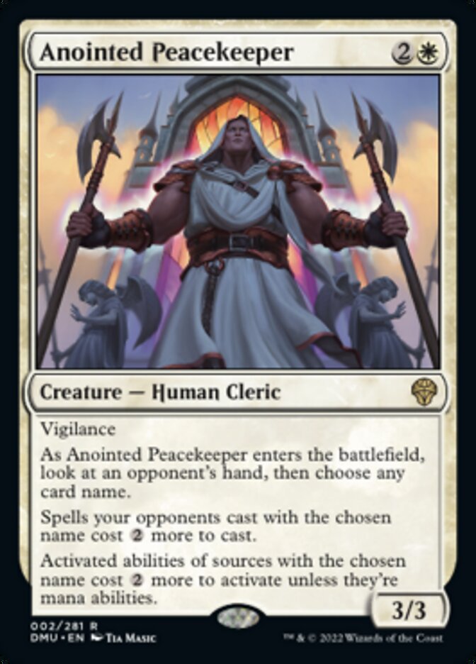 Anointed Peacekeeper [Dominaria United] | Odin's Place