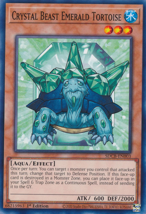 Crystal Beast Emerald Tortoise [SDCB-EN003] Common | Odin's Place