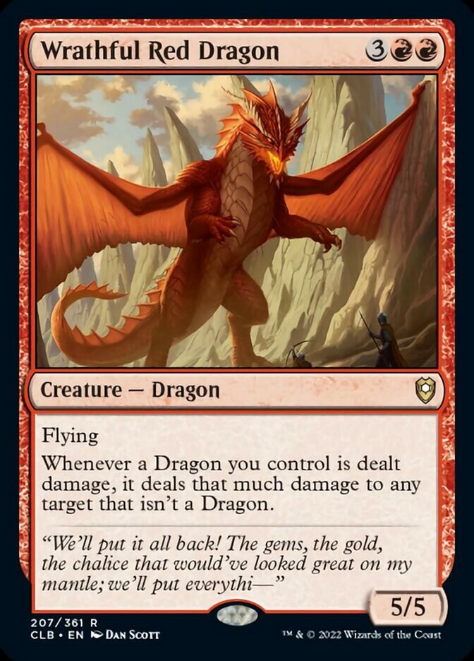 Wrathful Red Dragon [Commander Legends: Battle for Baldur's Gate] | Odin's Place