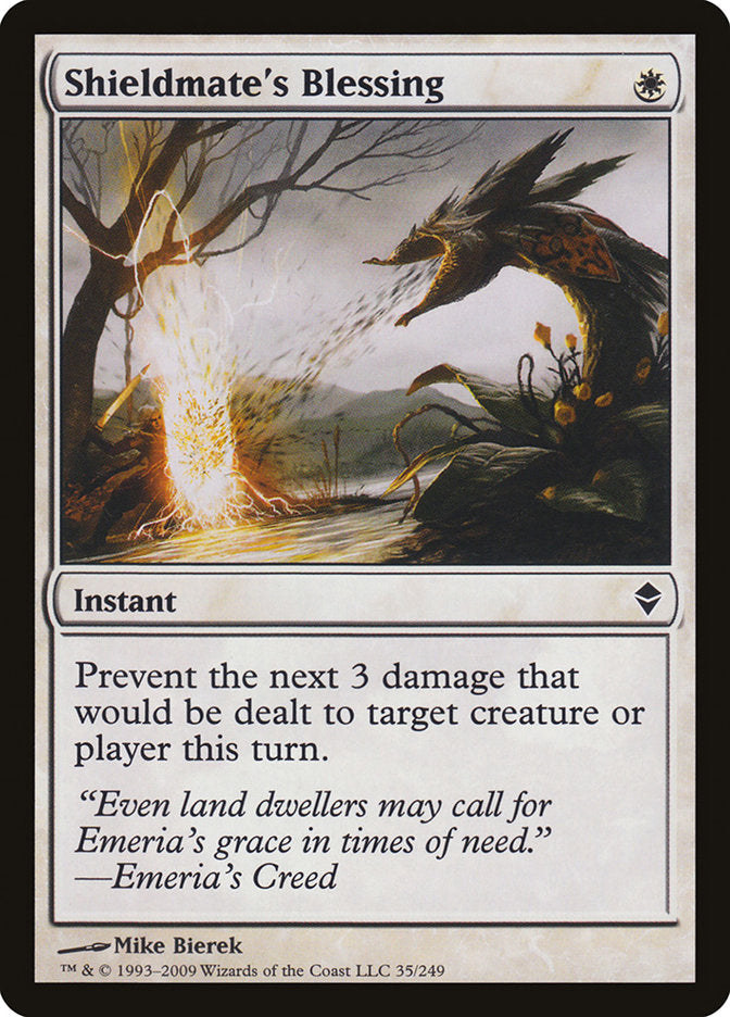 Shieldmate's Blessing (35) [Zendikar] | Odin's Place