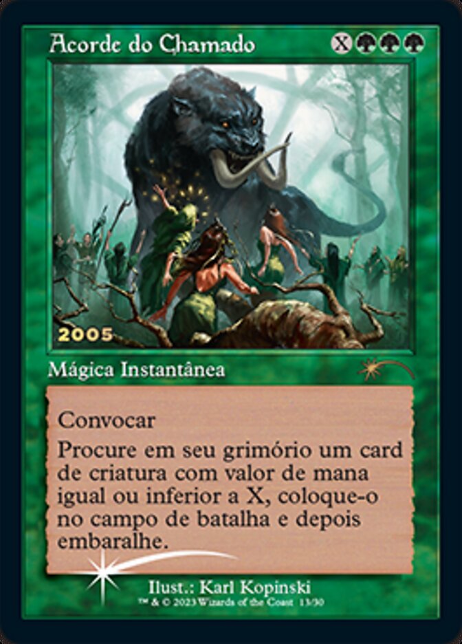 Acordo do Chamado (Chord of Calling) [30th Anniversary Promos] | Odin's Place