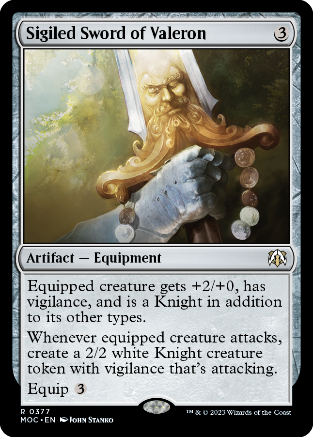 Sigiled Sword of Valeron [March of the Machine Commander] | Odin's Place