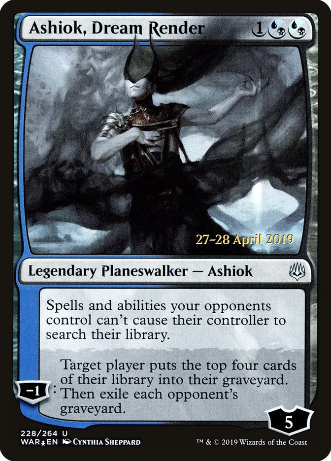 Ashiok, Dream Render (228) [War of the Spark Prerelease Promos] | Odin's Place